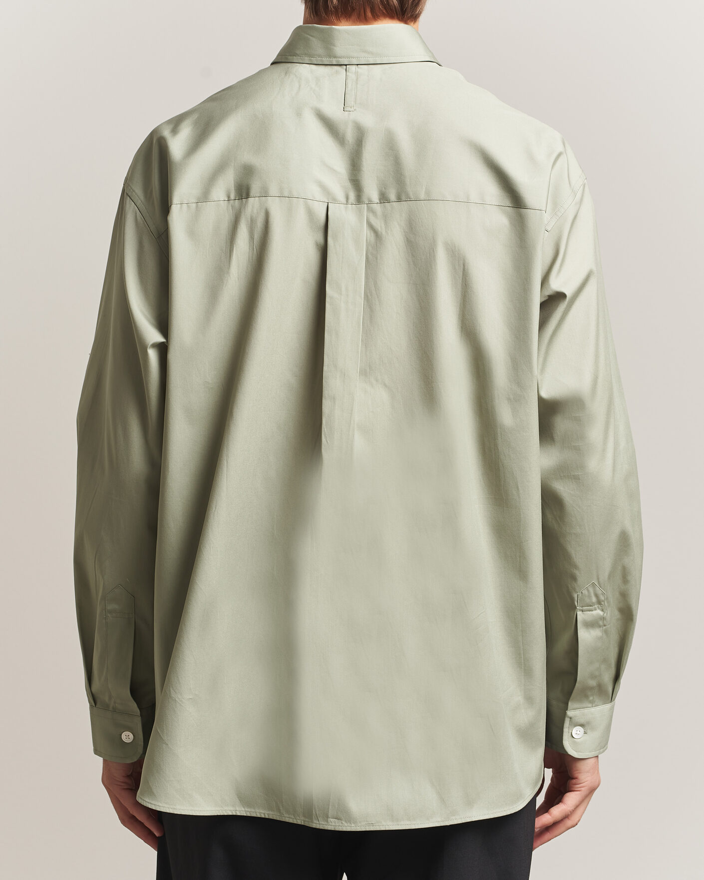Mies | Kauluspaidat | NN07 | Skyler Relaxed Fit Supima Cotton Shirt Pale Green