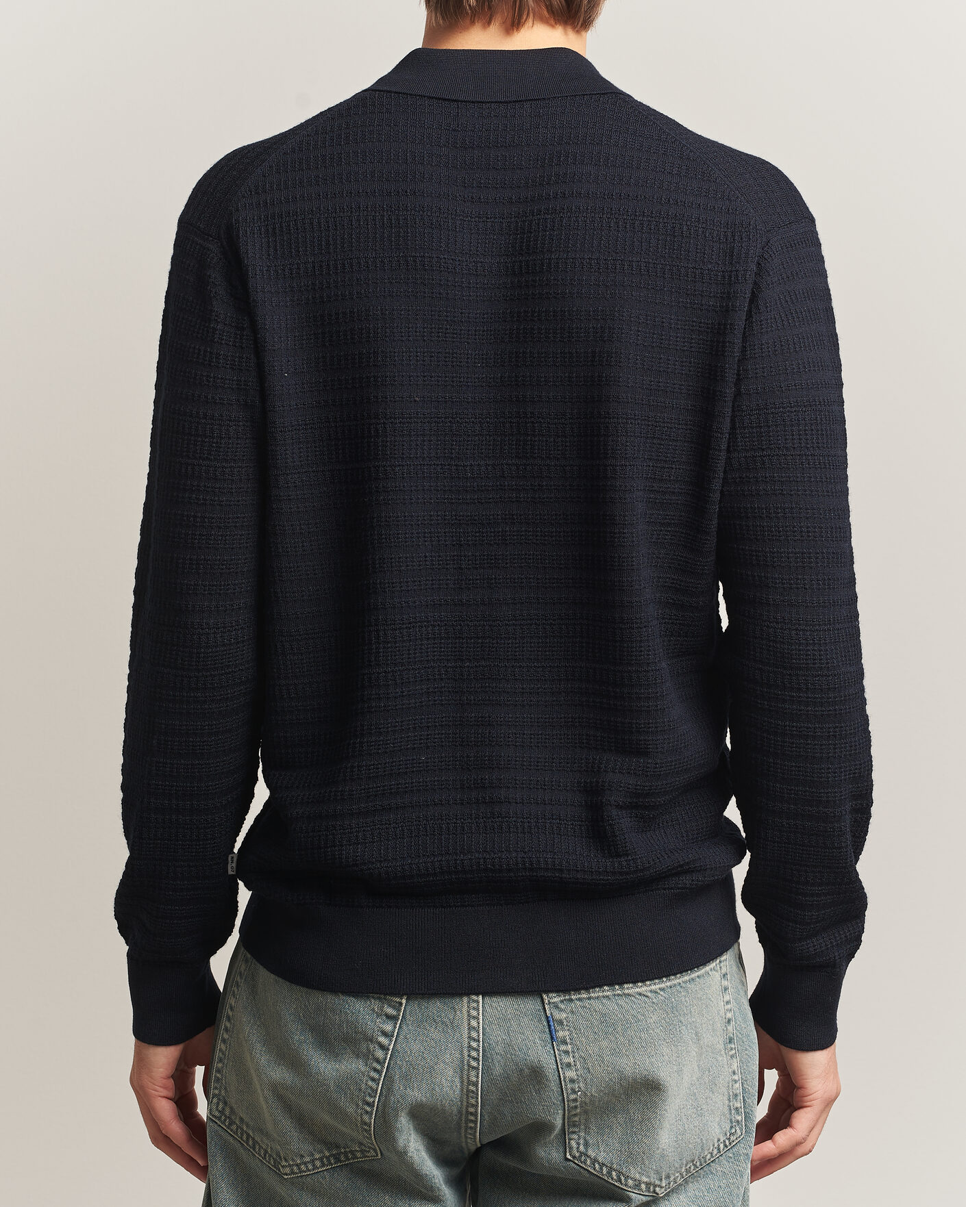 Mies | Puserot | NN07 | Nate Wool Knitted Cardigan Deep Navy