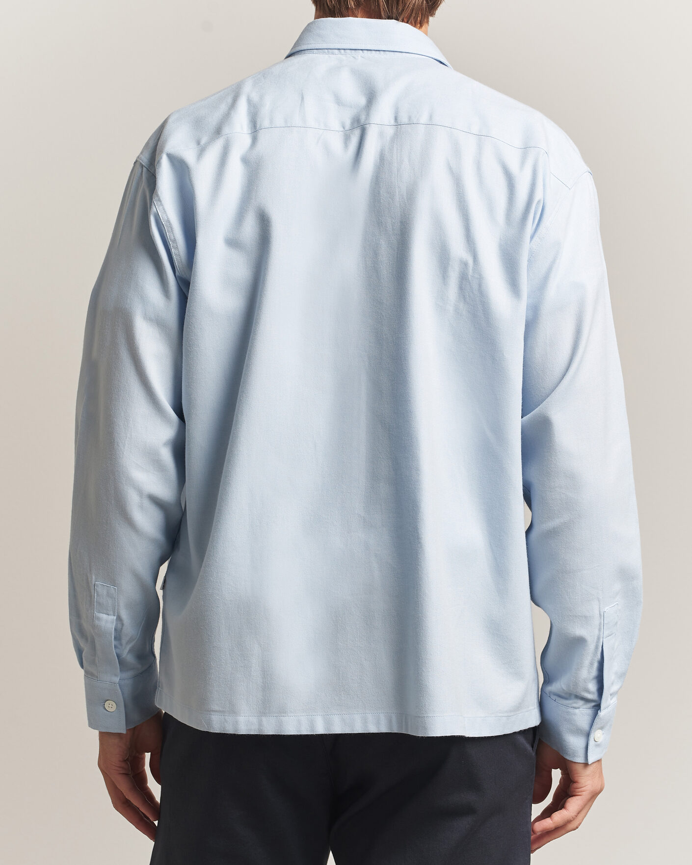 Mies | Kauluspaidat | NN07 | Deon Brushed Light Flannel Shirt Sky Mist
