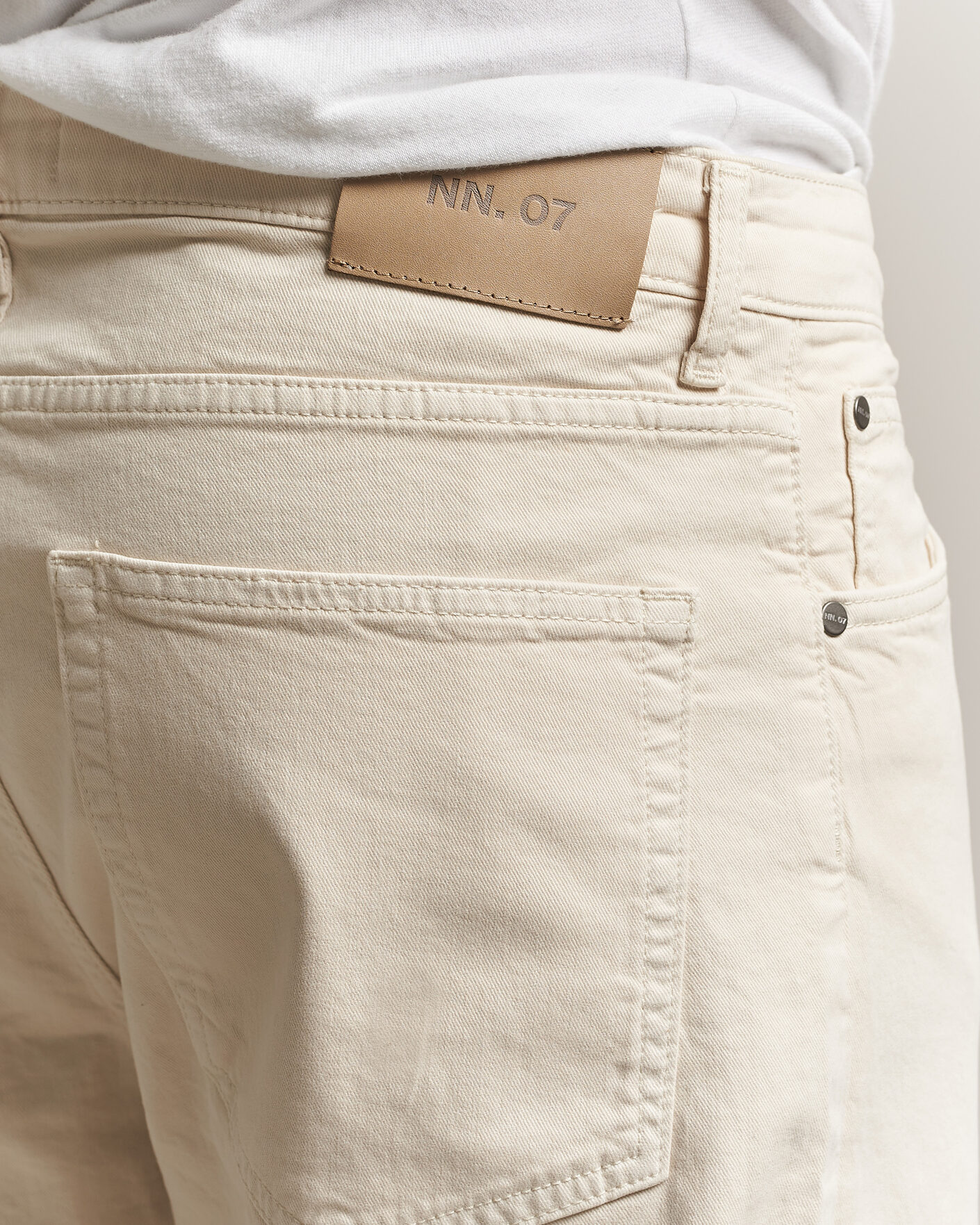 Mies | Housut | NN07 | Otis Relaxed Fit 5-Pocket Pants Ivory