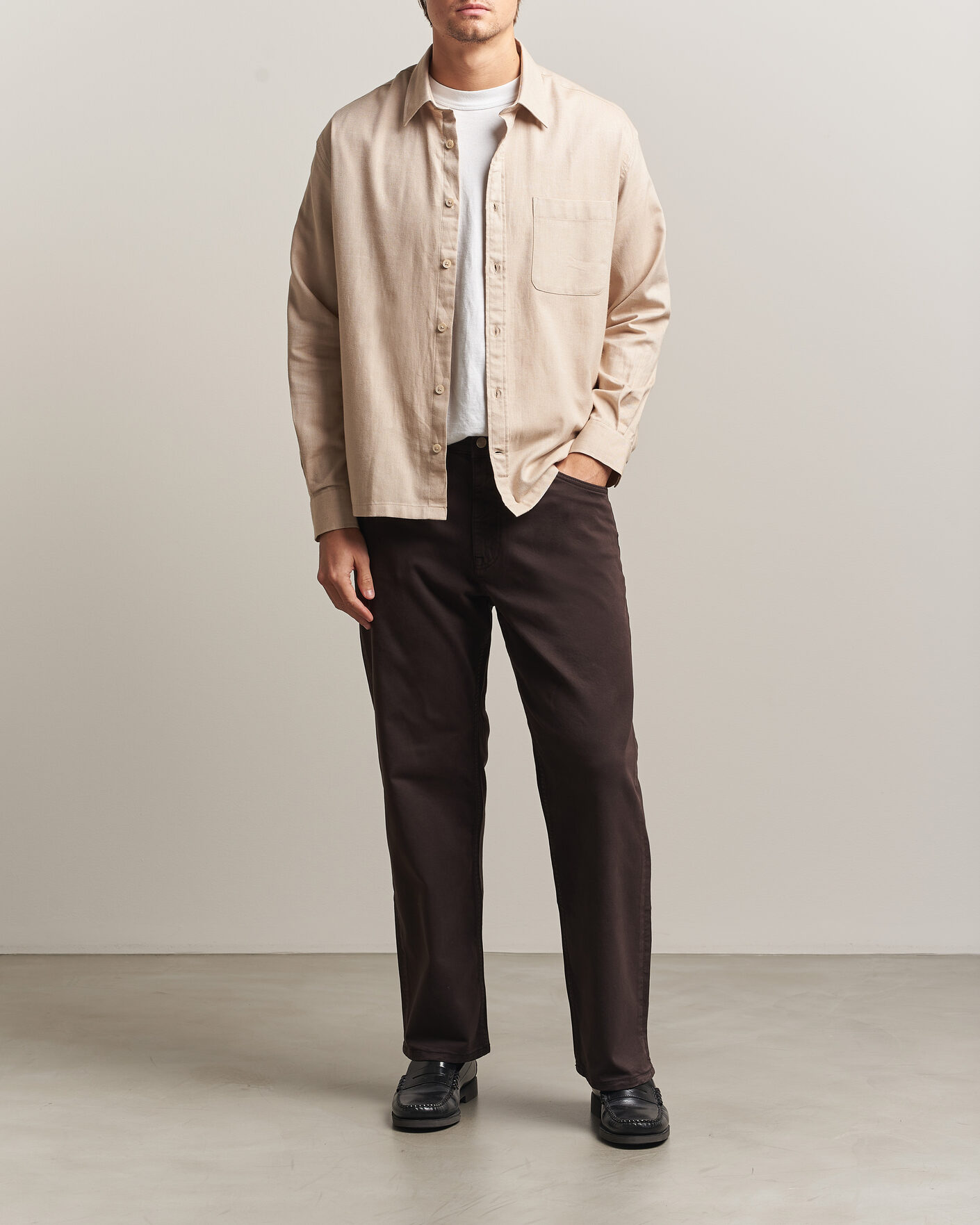 Mies | Housut | NN07 | Otis Relaxed Fit 5-Pocket Pants Deep Truffle
