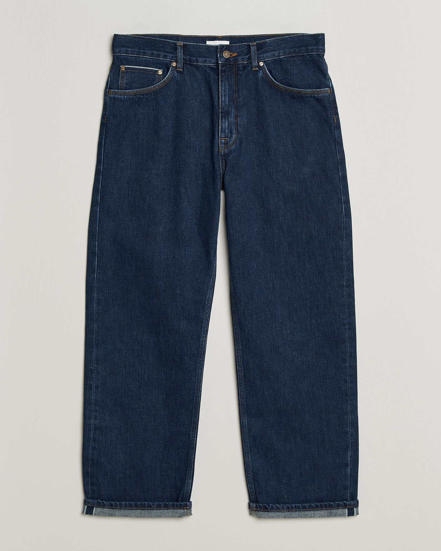 Mies | Housut | NN07 | Otis Relaxed Fit Selvedge Jeans Medium Indigo