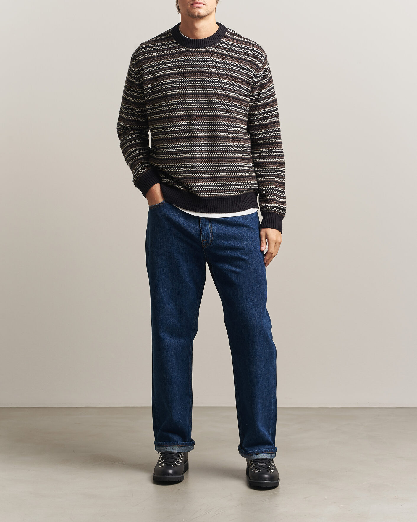 Mies | Housut | NN07 | Otis Relaxed Fit Selvedge Jeans Medium Indigo