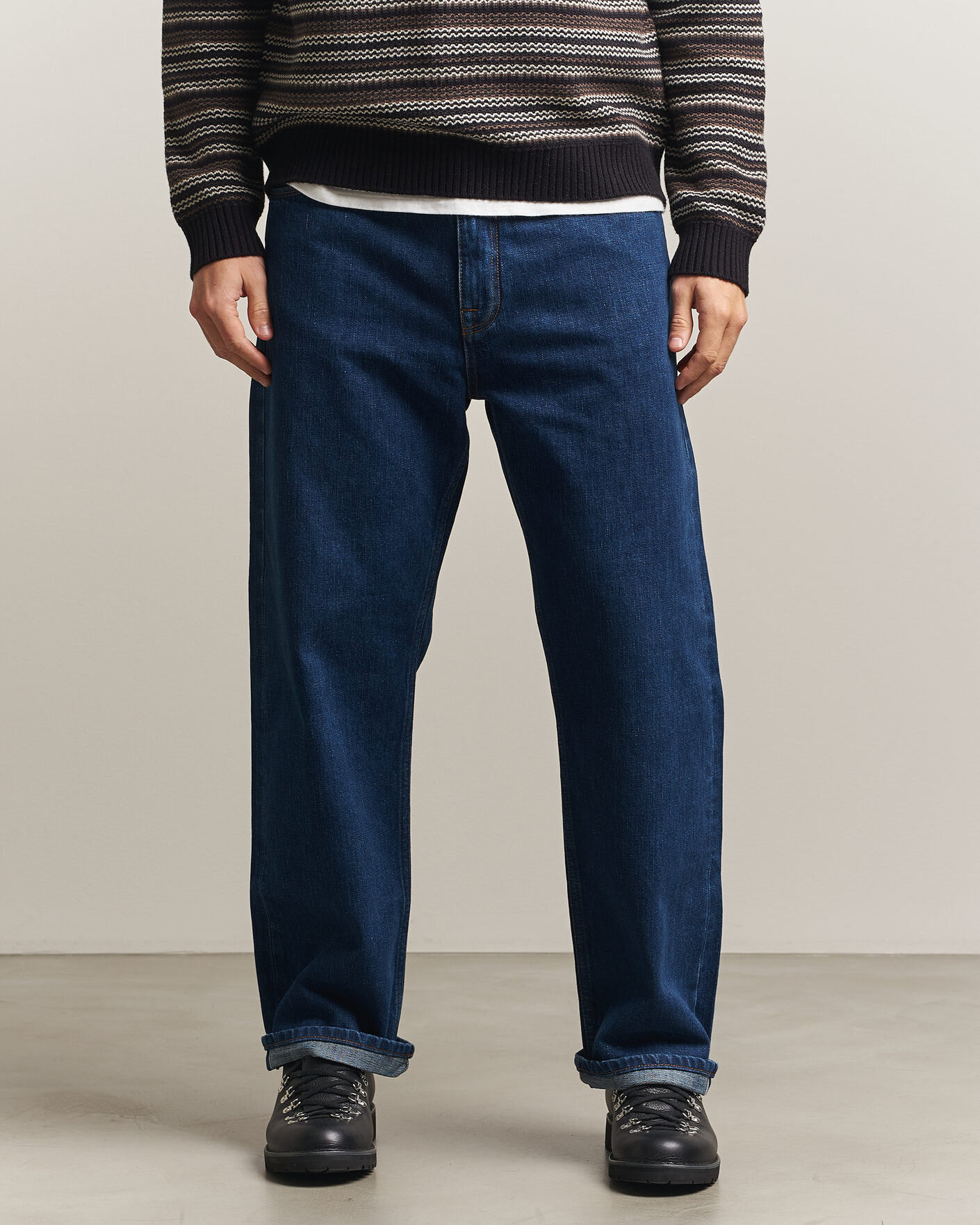 Mies | Housut | NN07 | Otis Relaxed Fit Selvedge Jeans Medium Indigo