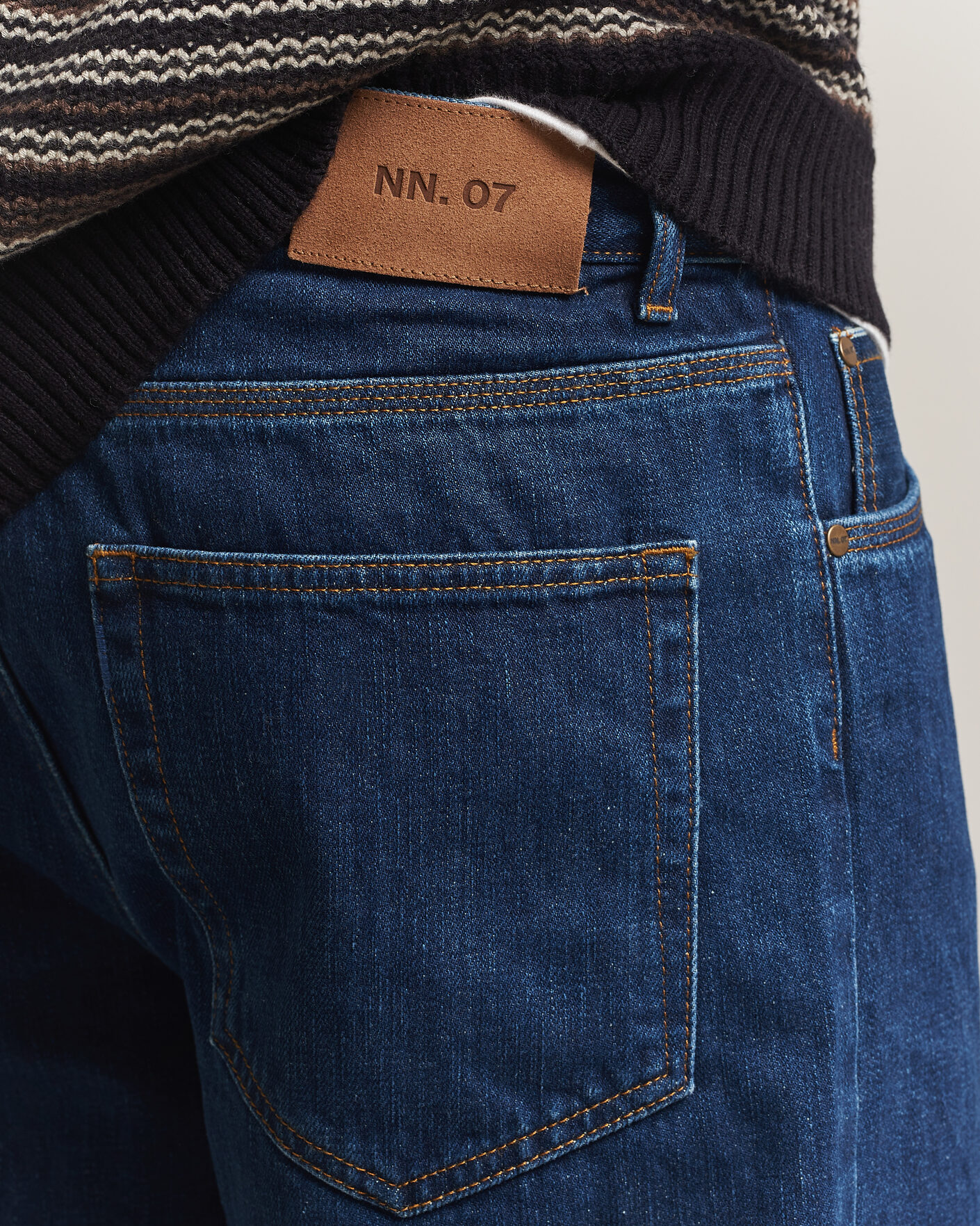 Mies | Housut | NN07 | Otis Relaxed Fit Selvedge Jeans Medium Indigo