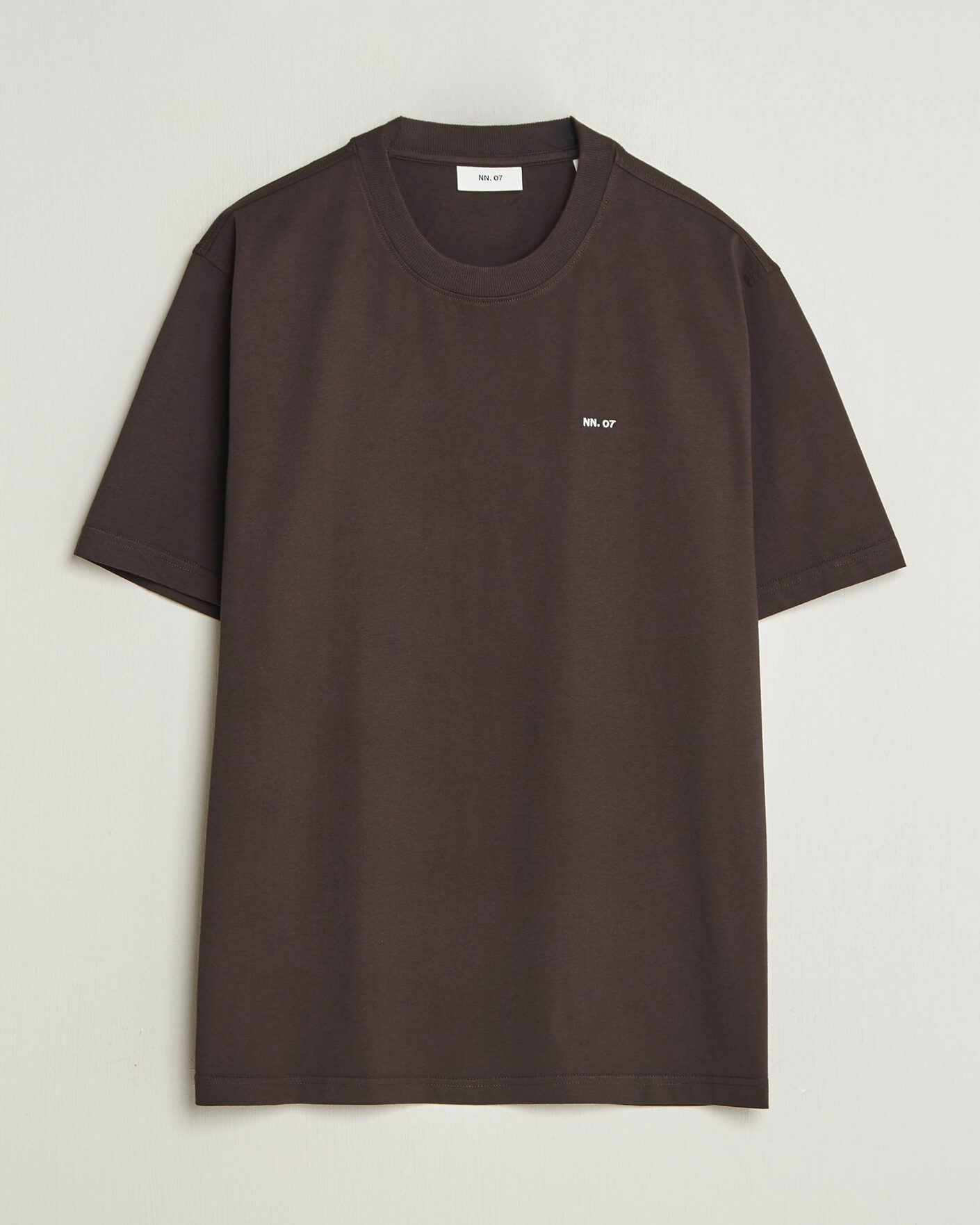 Mies | T-paidat | NN07 | Adam Crew Neck T-Shirt Deep Truffle