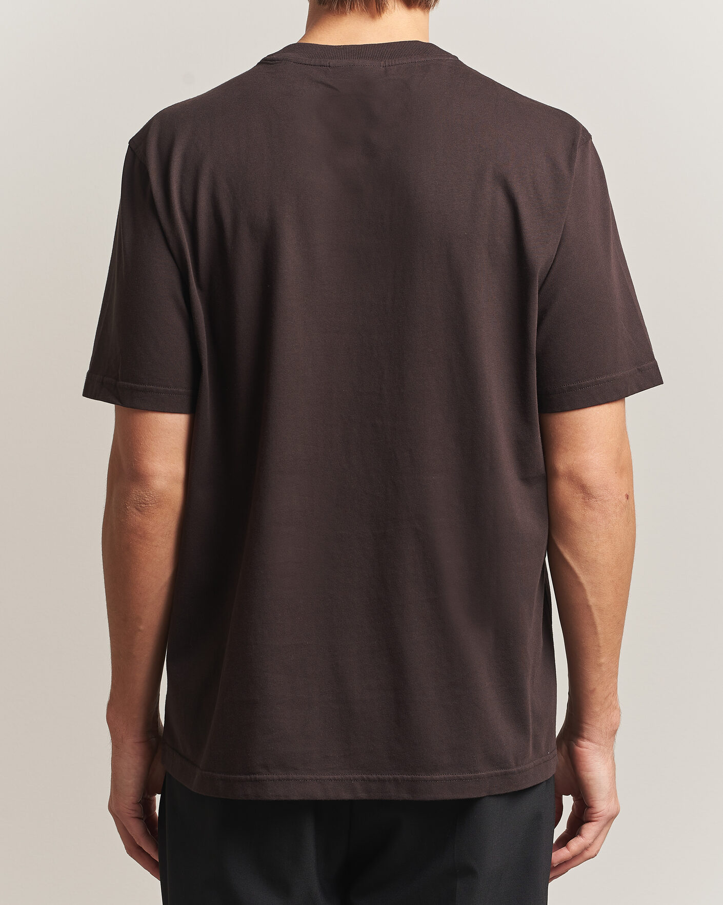 Mies | T-paidat | NN07 | Adam Crew Neck T-Shirt Deep Truffle