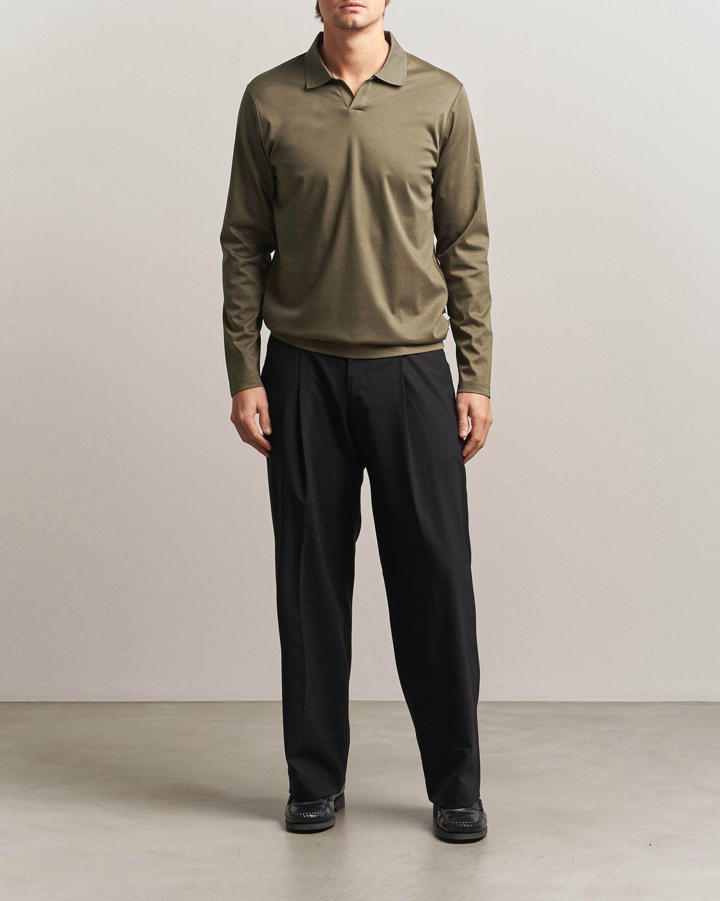 Mies | Pikeet | NN07 | Paul Long Sleeve Polo Mable Husk