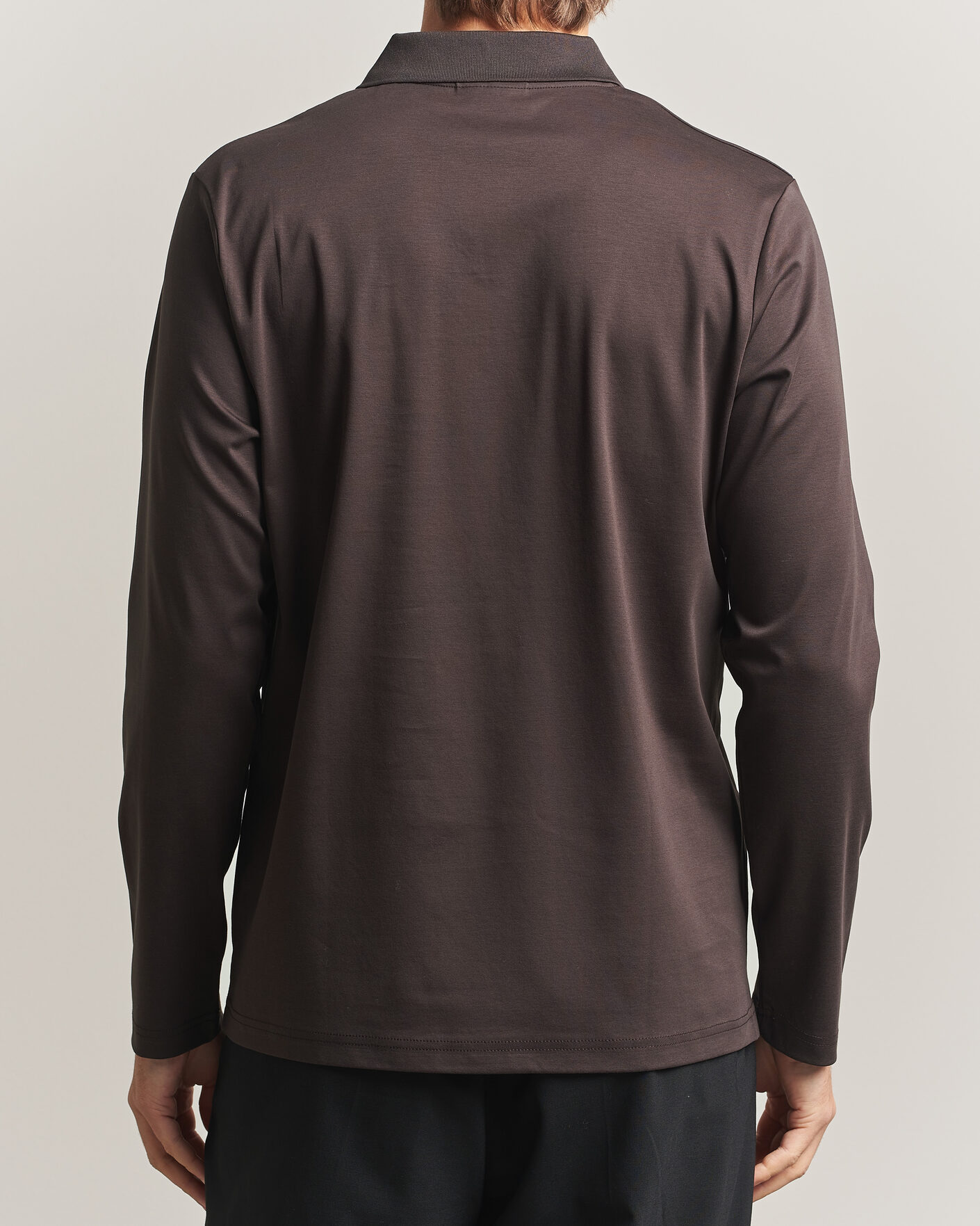 Mies | Pikeet | NN07 | Paul Long Sleeve Polo Deep Truffle