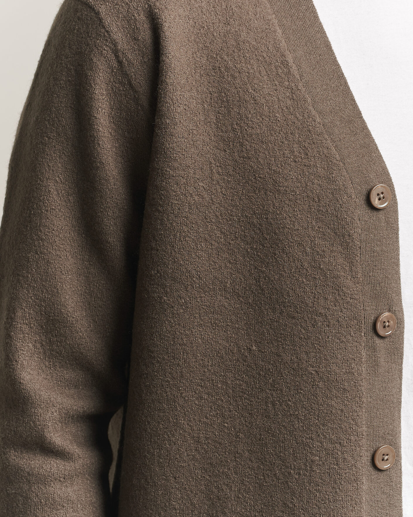 Mies | Puserot | NN07 | Jasper Wool Knitted Cardigan Mable Husk