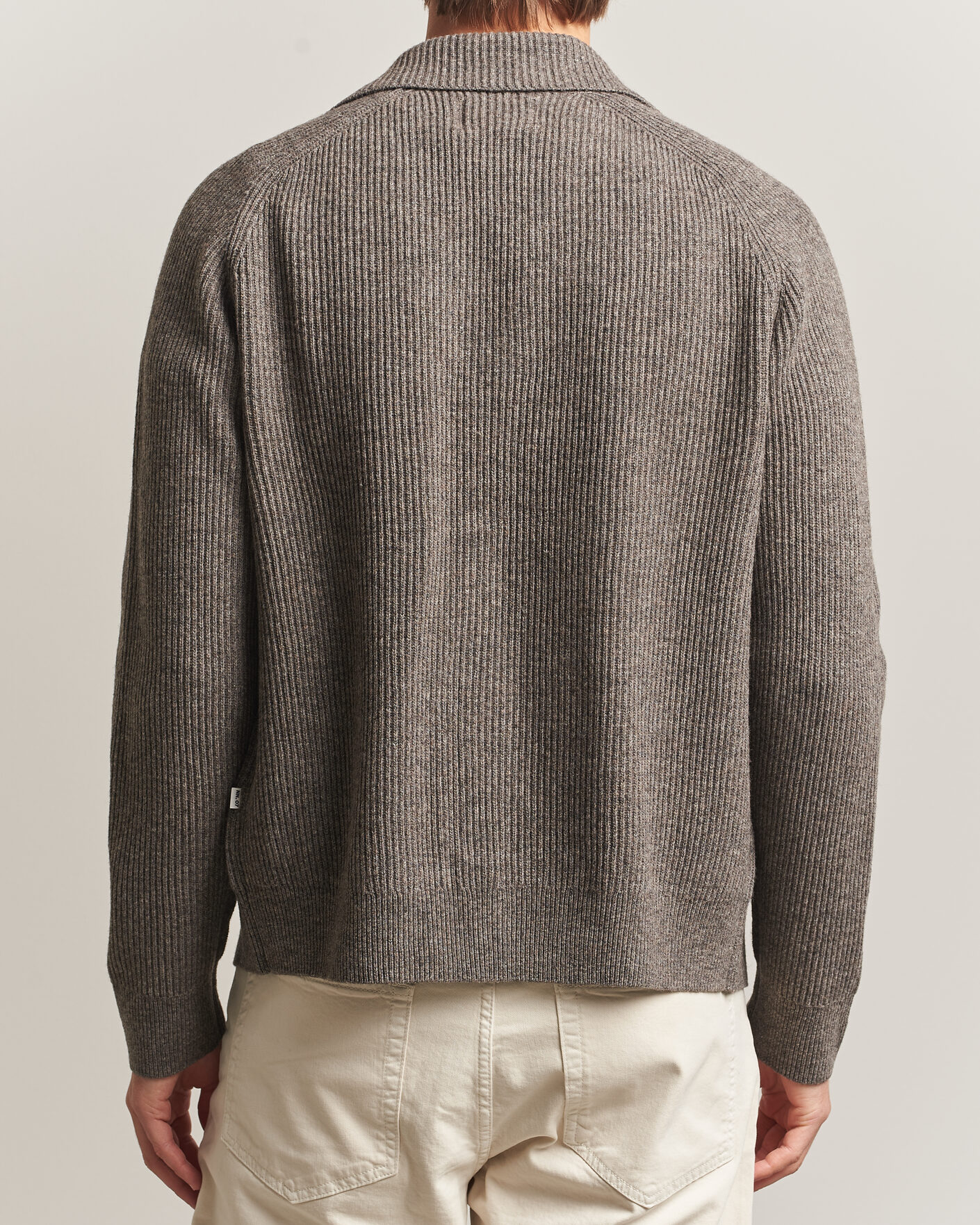 Mies | Puserot | NN07 | Shane Wool Knitted Cardigan Mable Husk