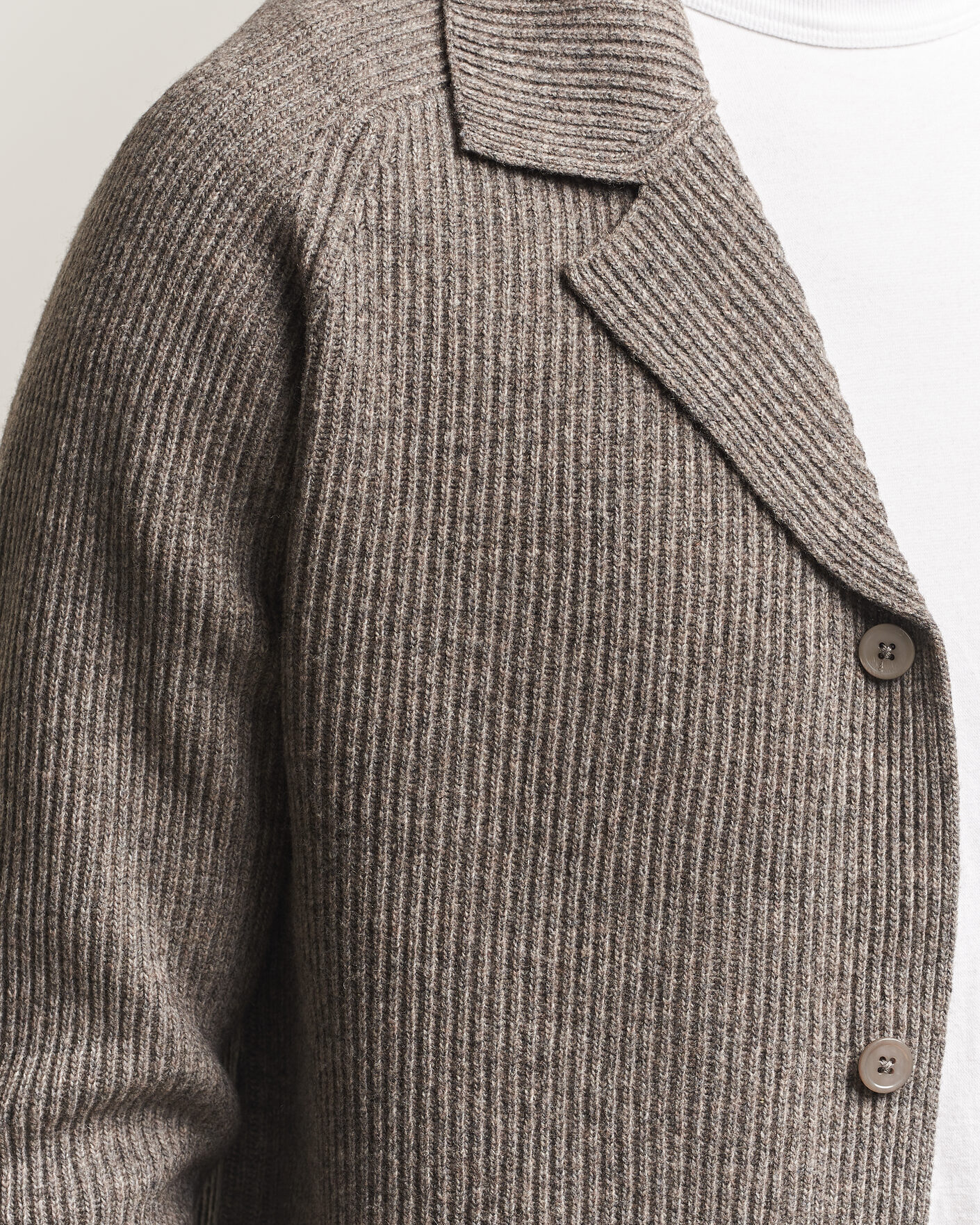 Mies | Puserot | NN07 | Shane Wool Knitted Cardigan Mable Husk