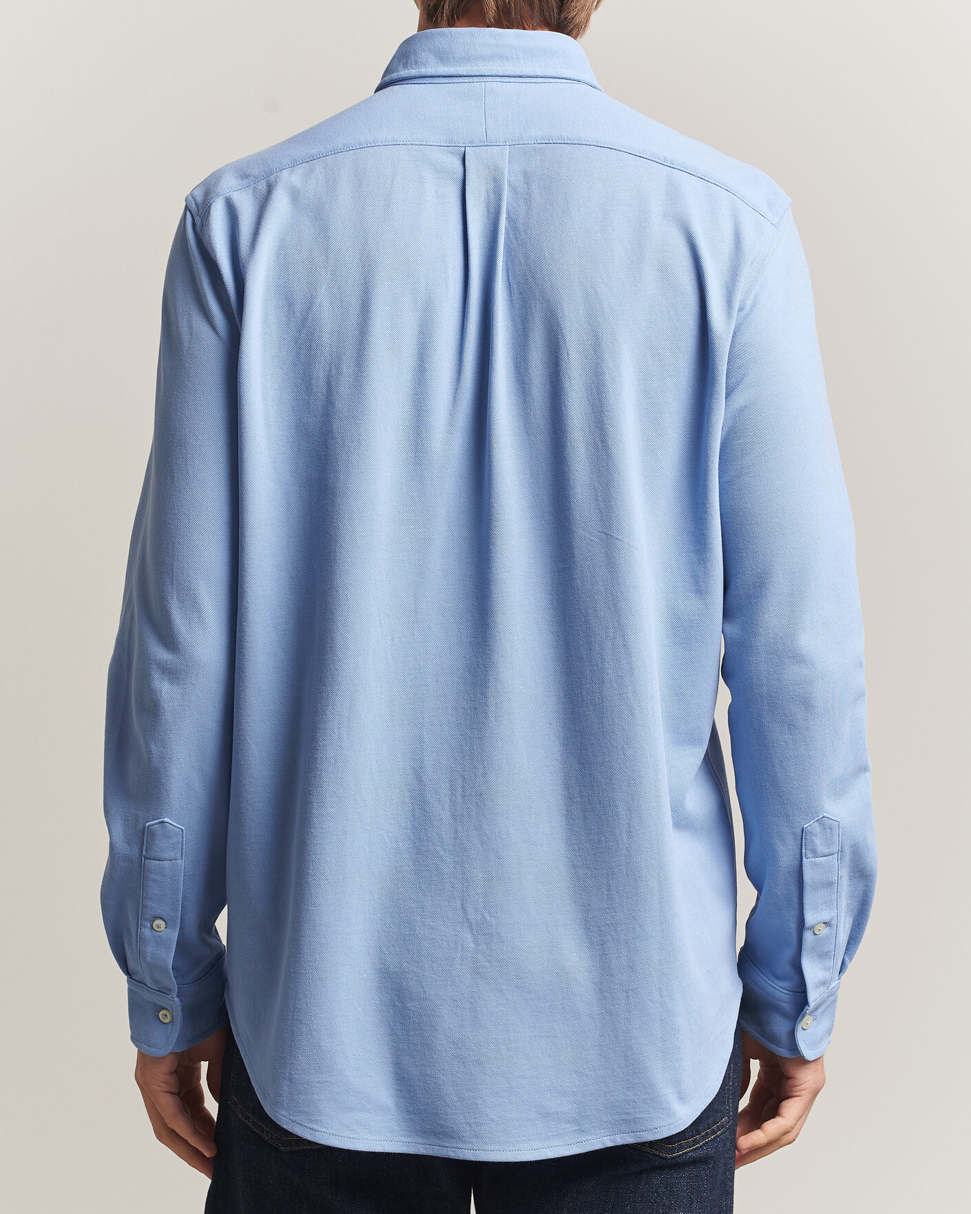 Mies | Pikeet | Polo Ralph Lauren | Featherweight Mesh Shirt Dress Shirt Blue