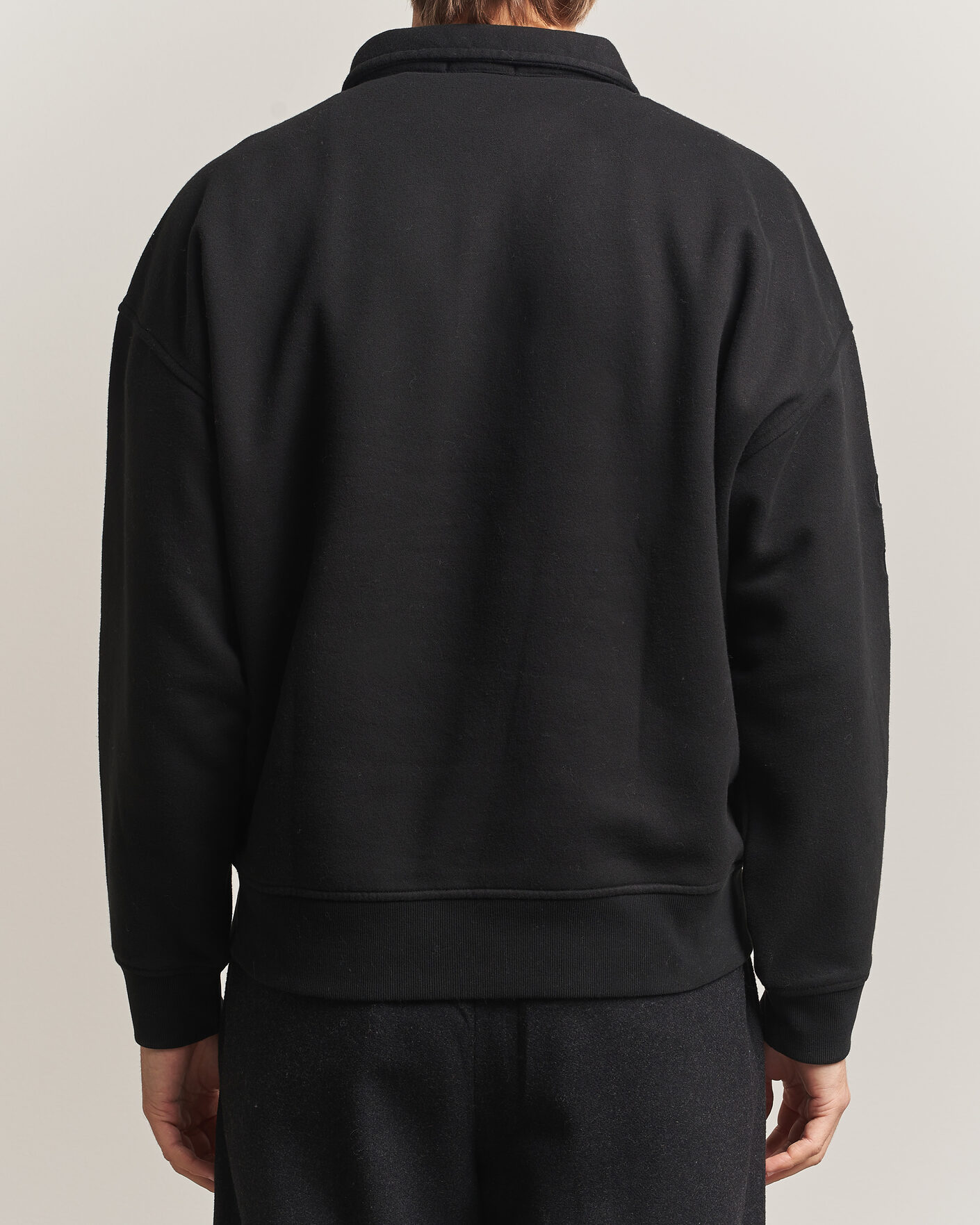 Mies | Puserot | Polo Ralph Lauren | Heavy Weight Half Zip Fleece Polo Black