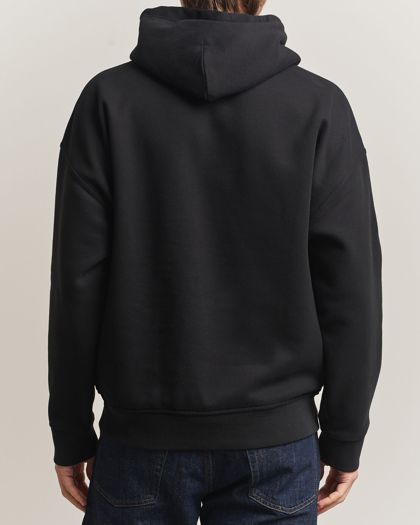 Mies | Puserot | Polo Ralph Lauren | Heavy Weight Tonal Pony Hoodie Polo Black