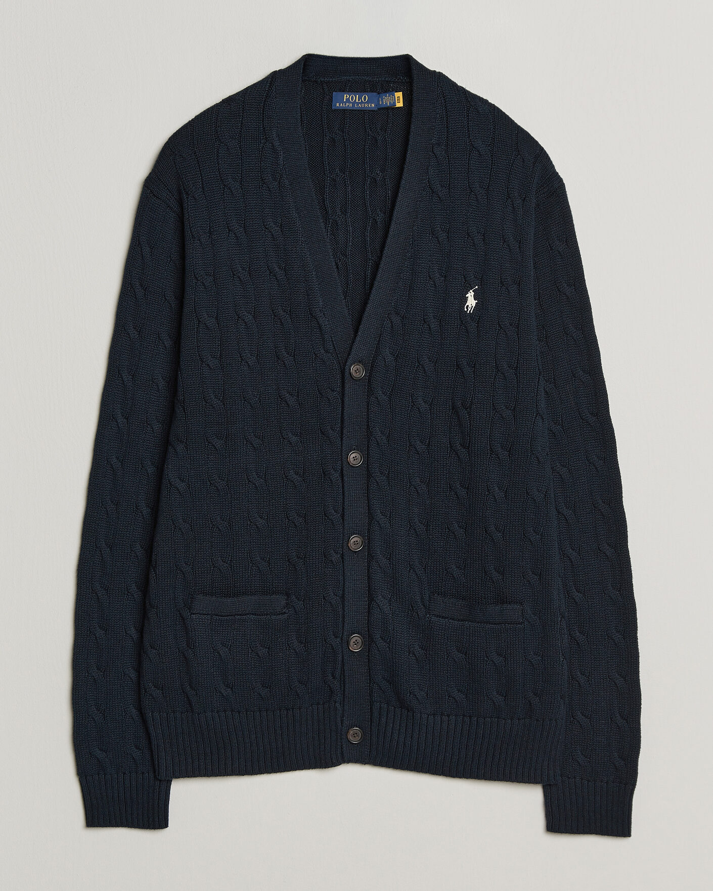 Mies | Puserot | Polo Ralph Lauren | Cotton Cable Cardigan Hunter Navy