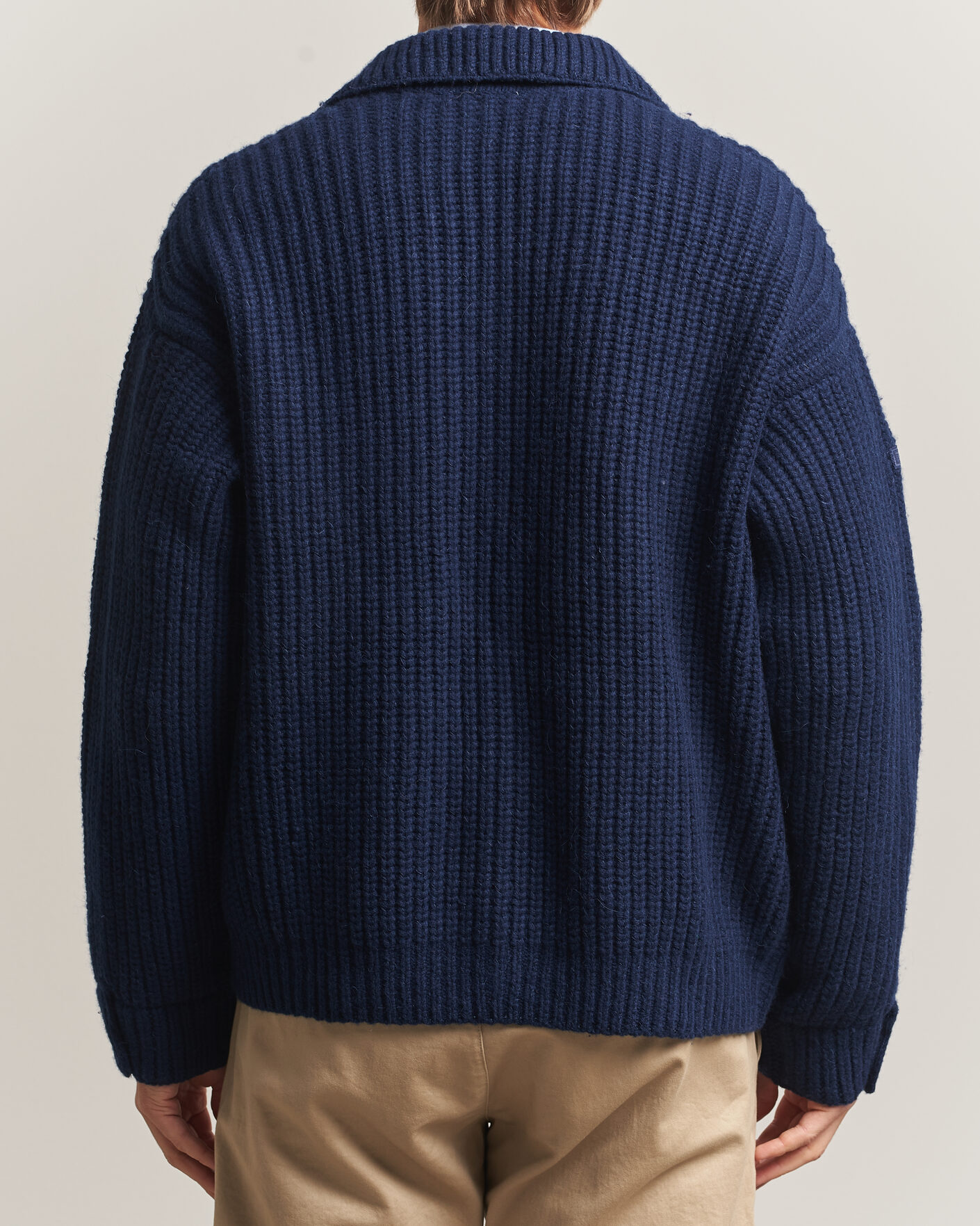 Mies | Puserot | Polo Ralph Lauren | Wool Blend Button Cardigan Blue Stonecrop