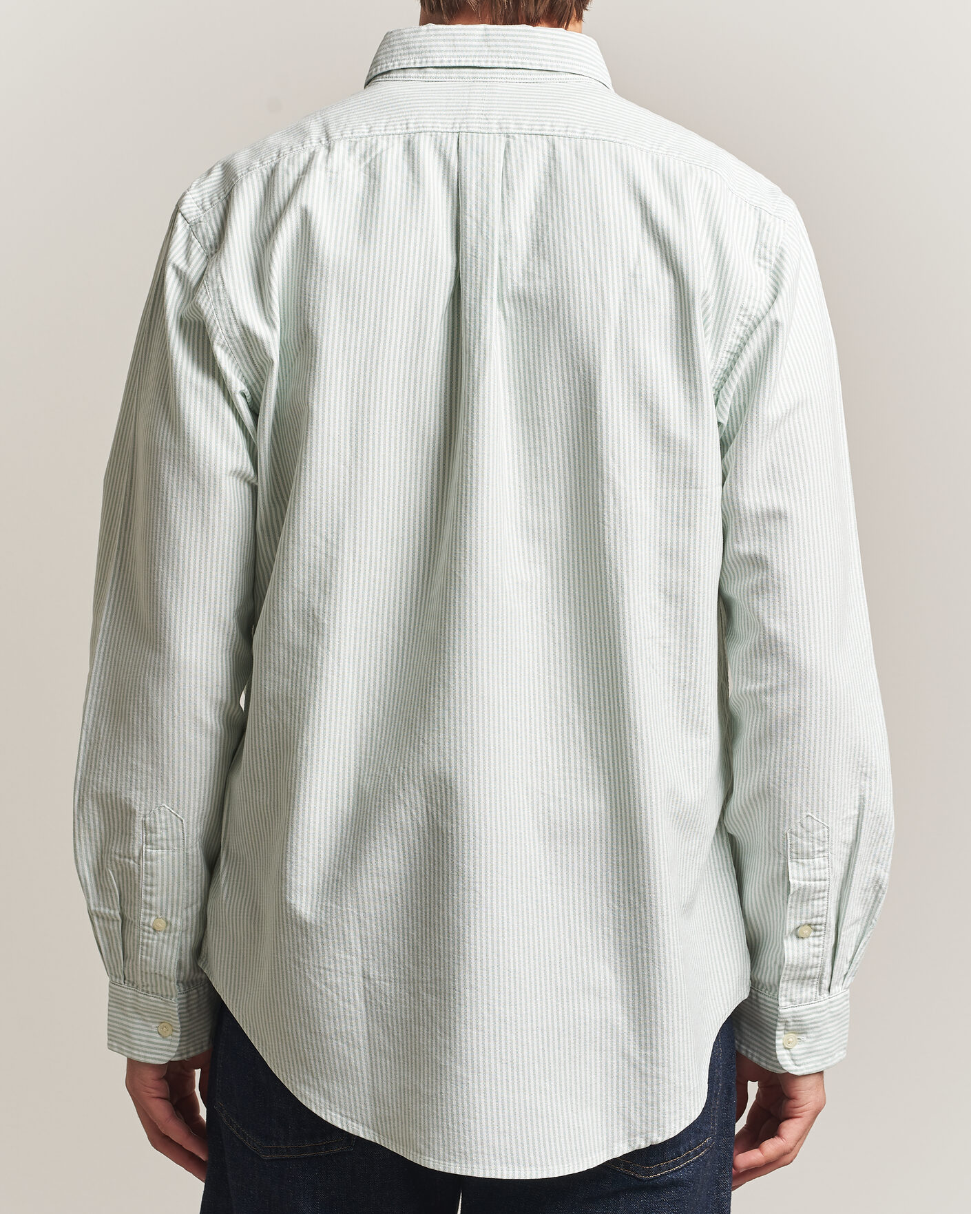 Mies | Kauluspaidat | Polo Ralph Lauren | Custom Slim Fit Oxford Shirt Pistachio/White