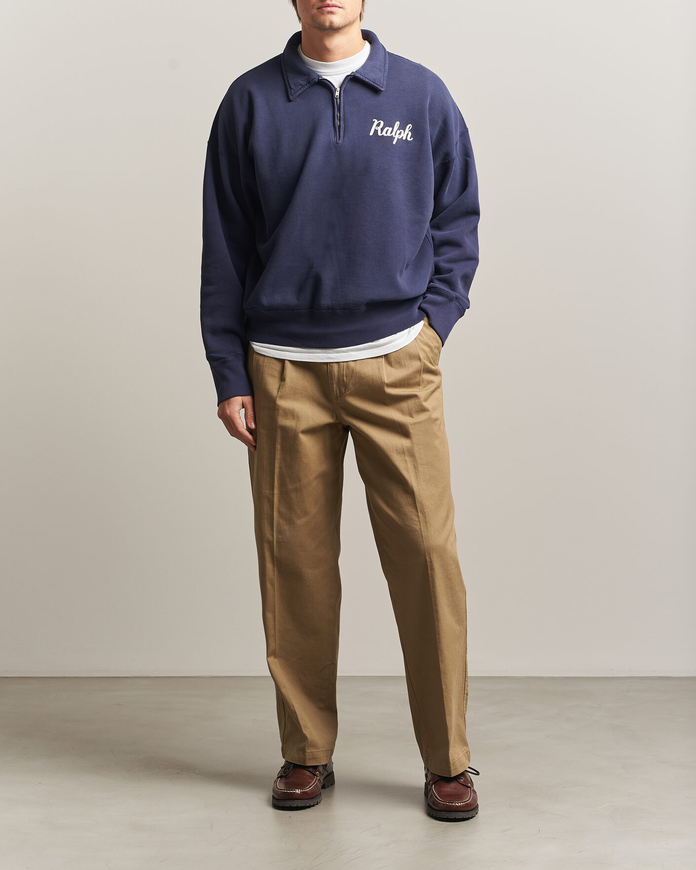Mies | Puserot | Polo Ralph Lauren | Knit Half Zip Sweatshirt Dark Cobolt