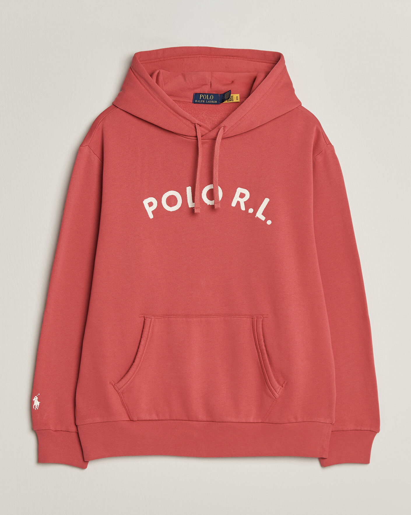 Mies | Puserot | Polo Ralph Lauren | Cotton Chest Logo Hood Nantucket Red