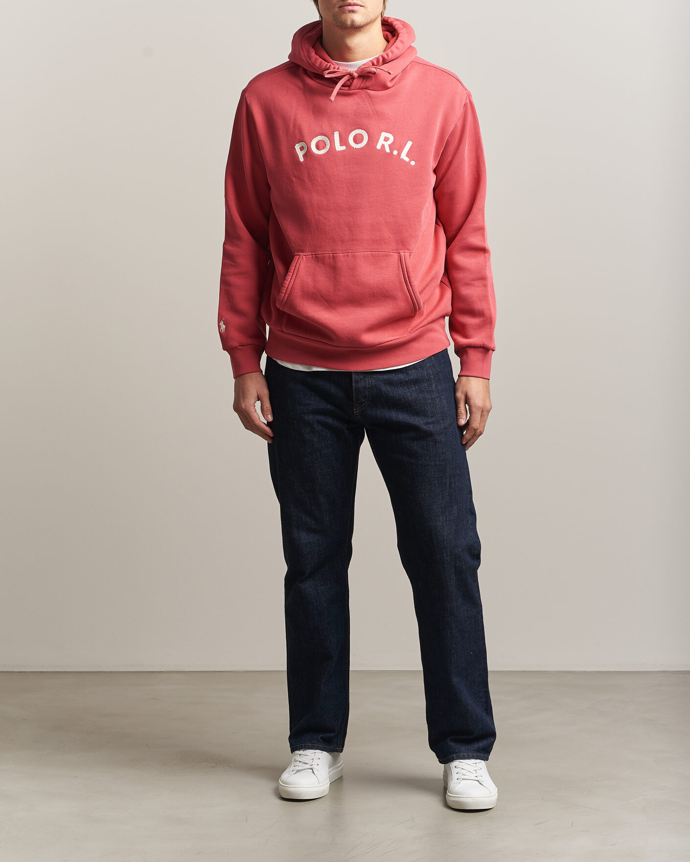 Mies | Puserot | Polo Ralph Lauren | Cotton Chest Logo Hood Nantucket Red