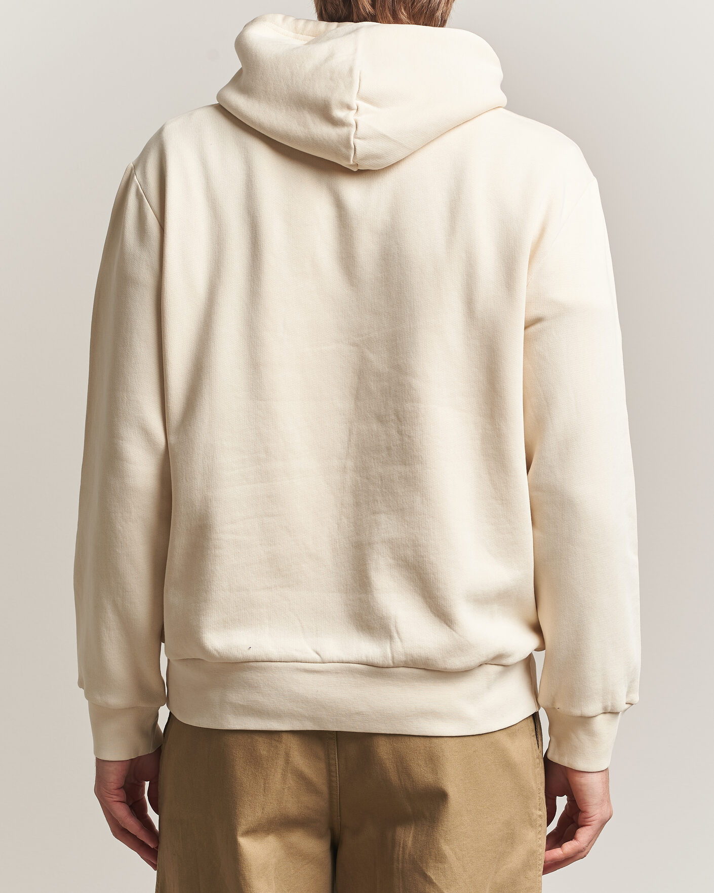 Mies | Puserot | Polo Ralph Lauren | Cotton Chest Logo Hood Andover Cream