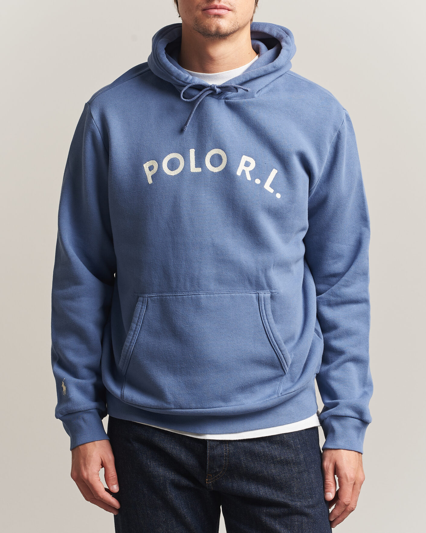 Mies | Puserot | Polo Ralph Lauren | Cotton Chest Logo Hood Carson Blue