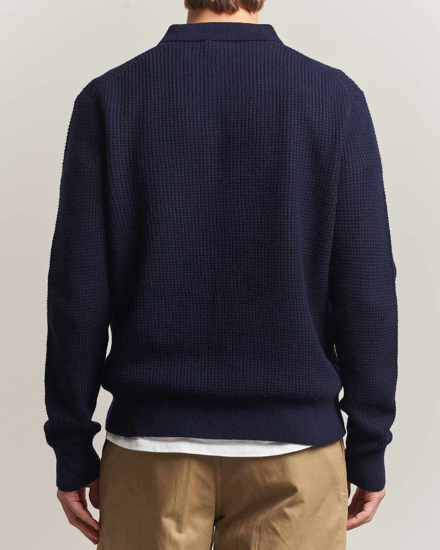Mies | Puserot | Polo Ralph Lauren | Wool/Cotton Knitted Polo Hunter Navy