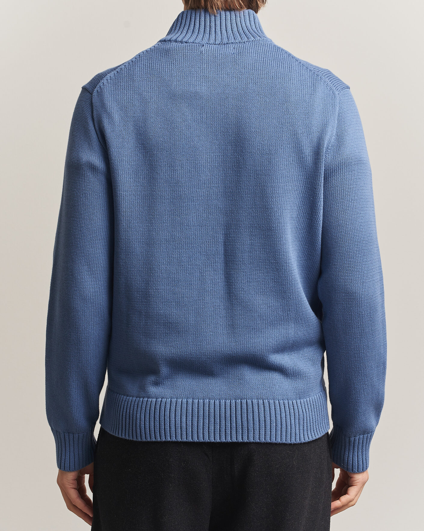 Mies | Puserot | Polo Ralph Lauren | Cotton Half Zip Carson Blue