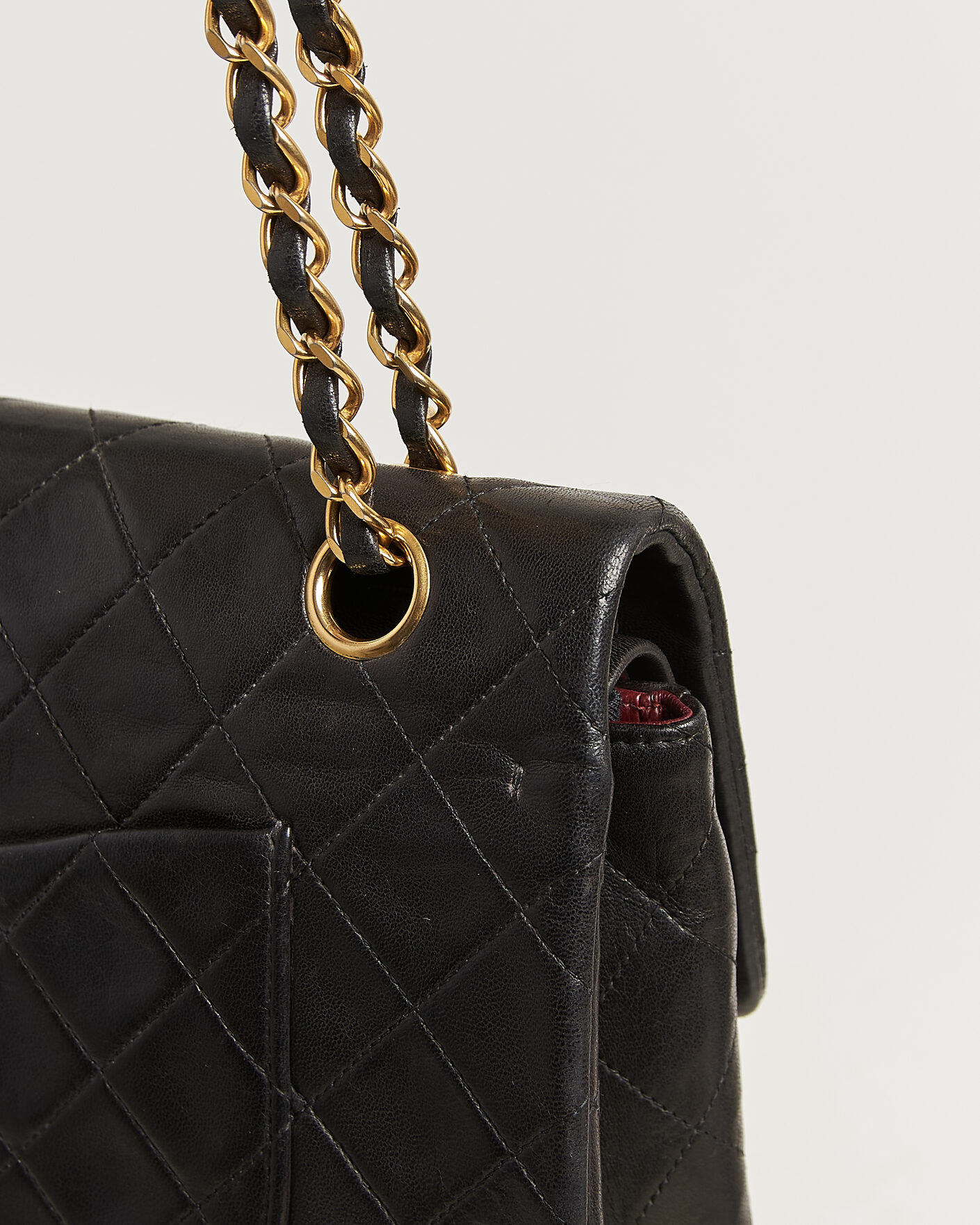 Mies | Pre-Owned & Vintage Bags | Louis Vuitton Pre-Owned | Chanel Pre-Owned Classic Medium Double Flap Bag Lambskin Black