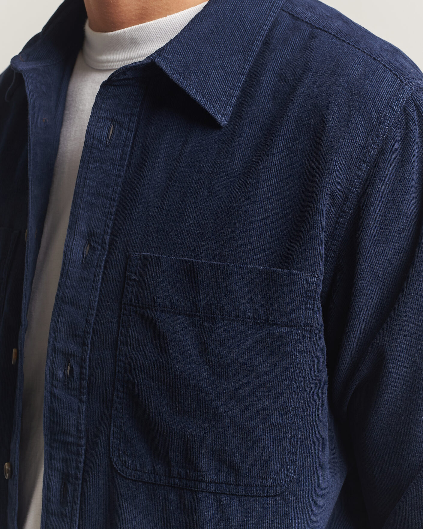 Mies | Kauluspaidat | PS Paul Smith | Casual Fit Corduroy Shirt Navy