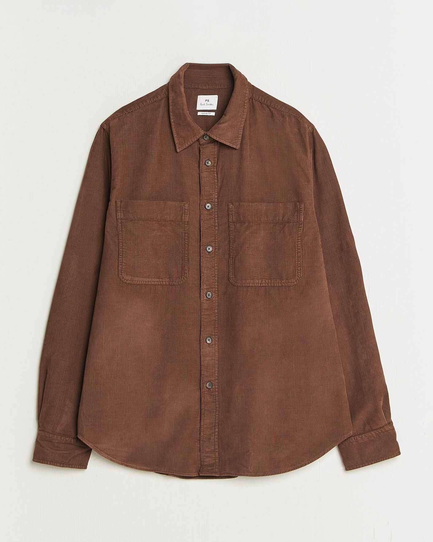 Mies | Kauluspaidat | PS Paul Smith | Casual Fit Corduroy Shirt Brown