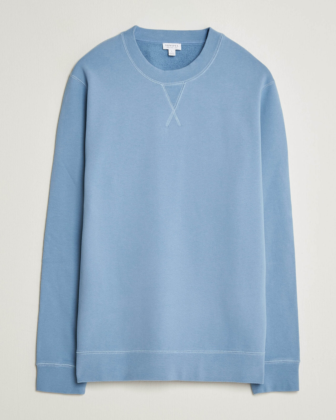 Mies | Puserot | Sunspel | Loopback Sweatshirt Studio Blue