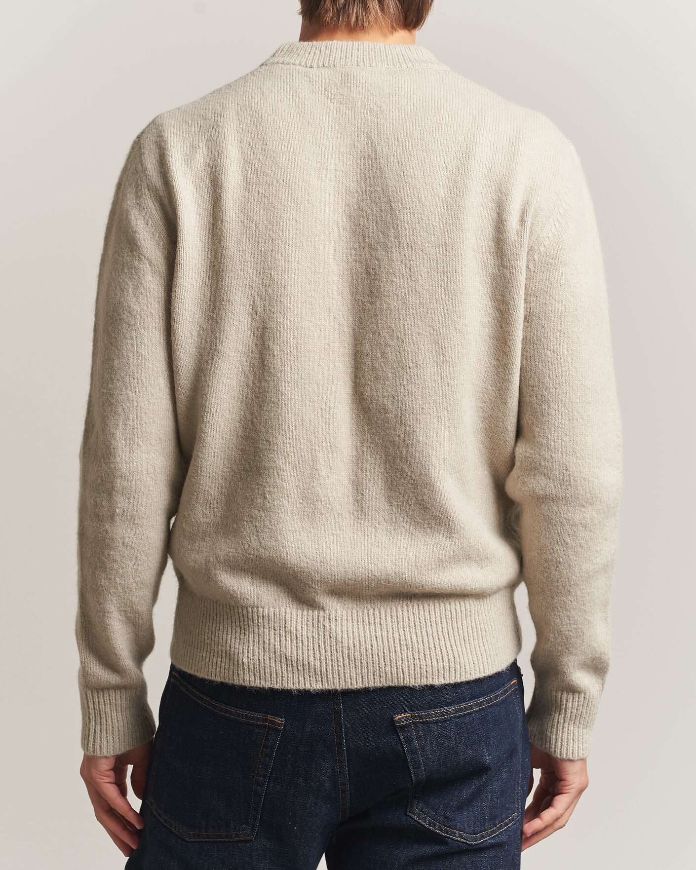 Mies | Puserot | Sunflower | Moon Alpaca Sweater Pebble