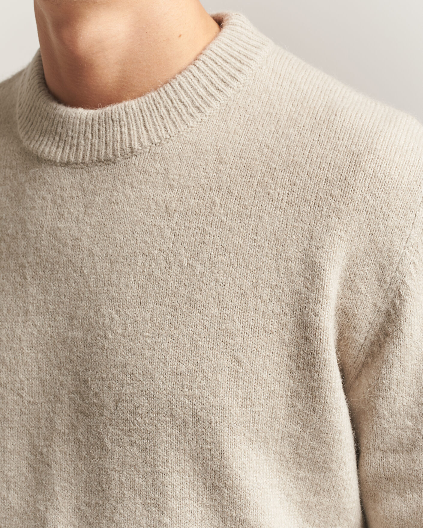 Mies | Puserot | Sunflower | Moon Alpaca Sweater Pebble