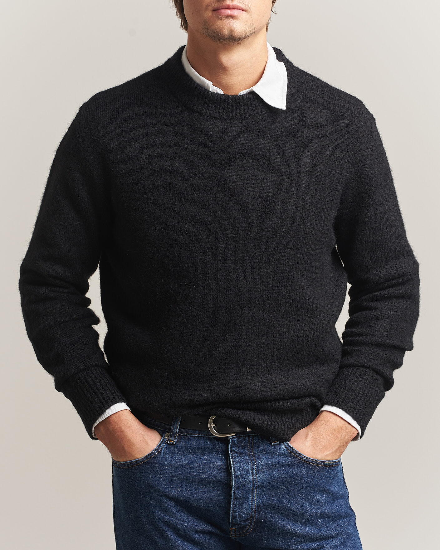 Mies | Puserot | Sunflower | Moon Alpaca Sweater Black