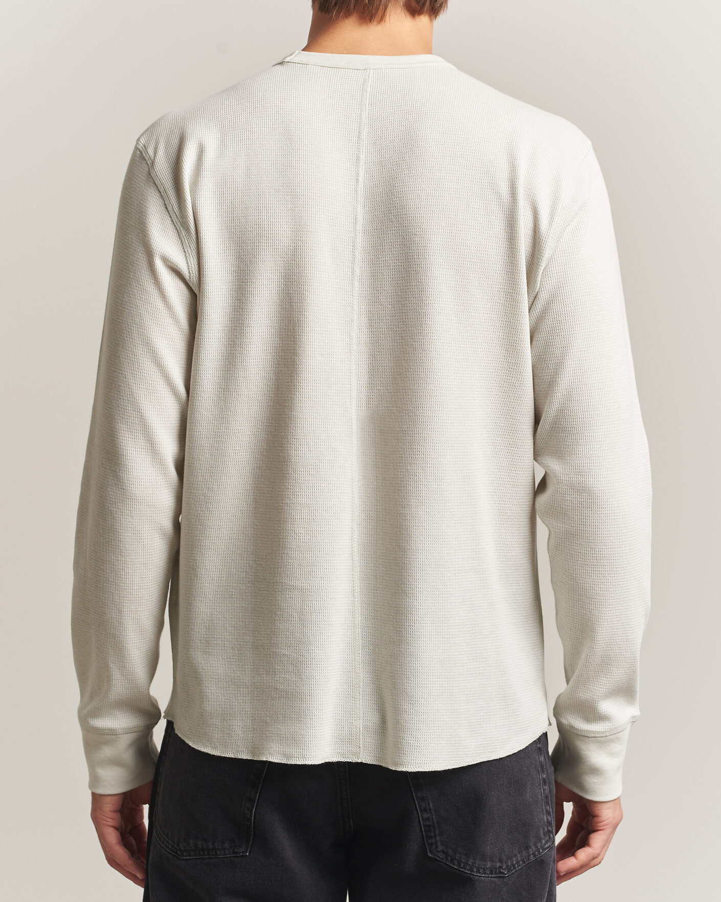 Mies | T-paidat | Sunflower | Wool Waffle Long Sleeve T-Shirt Kit White