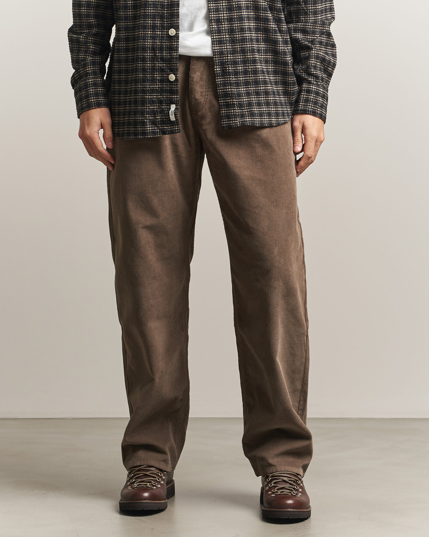 Mies | Housut | Forét | Moor Relaxed Fit Corduroy Pants Faded Wood