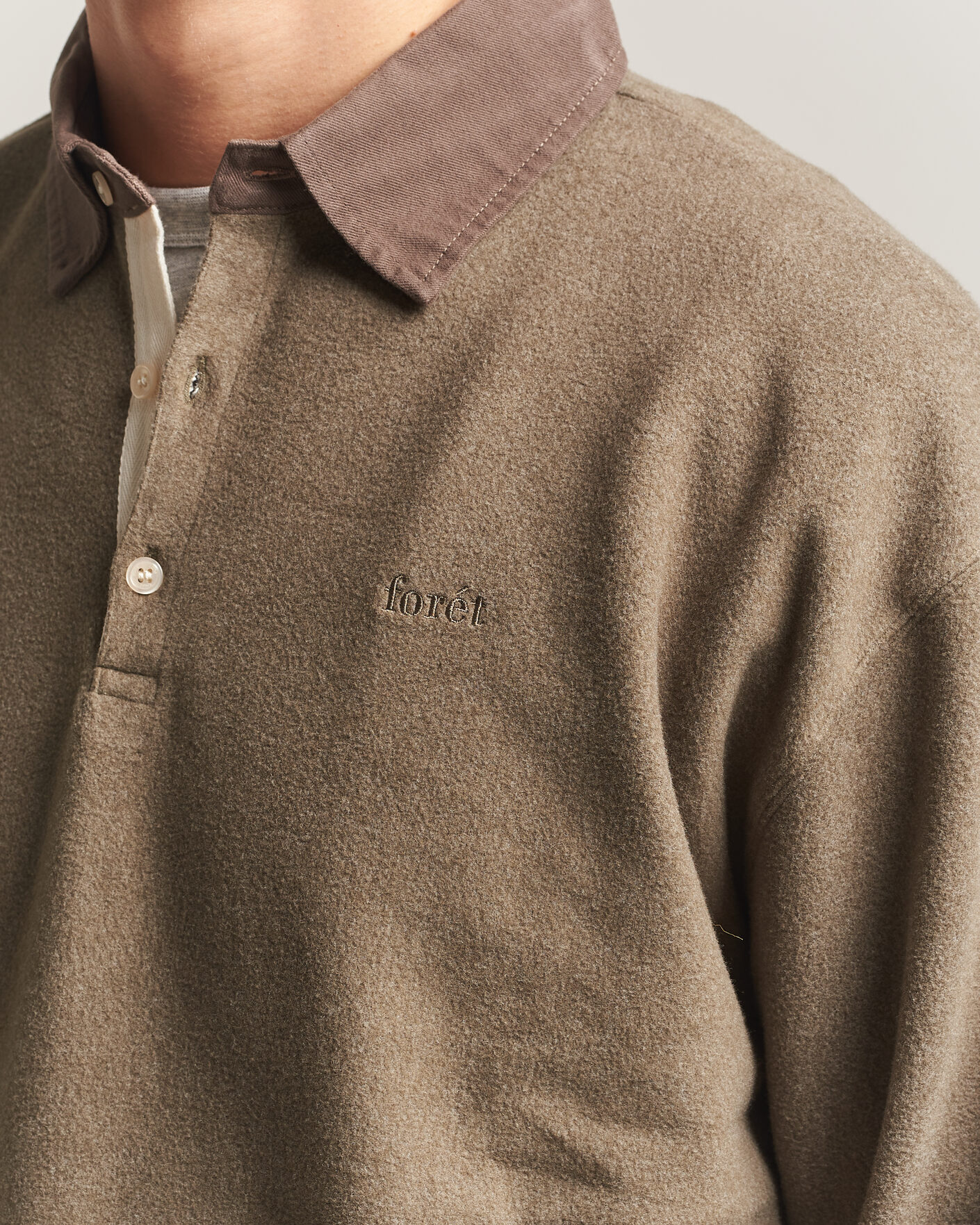 Mies | Puserot | Forét | Herb Brushed Rugby Washed Brown