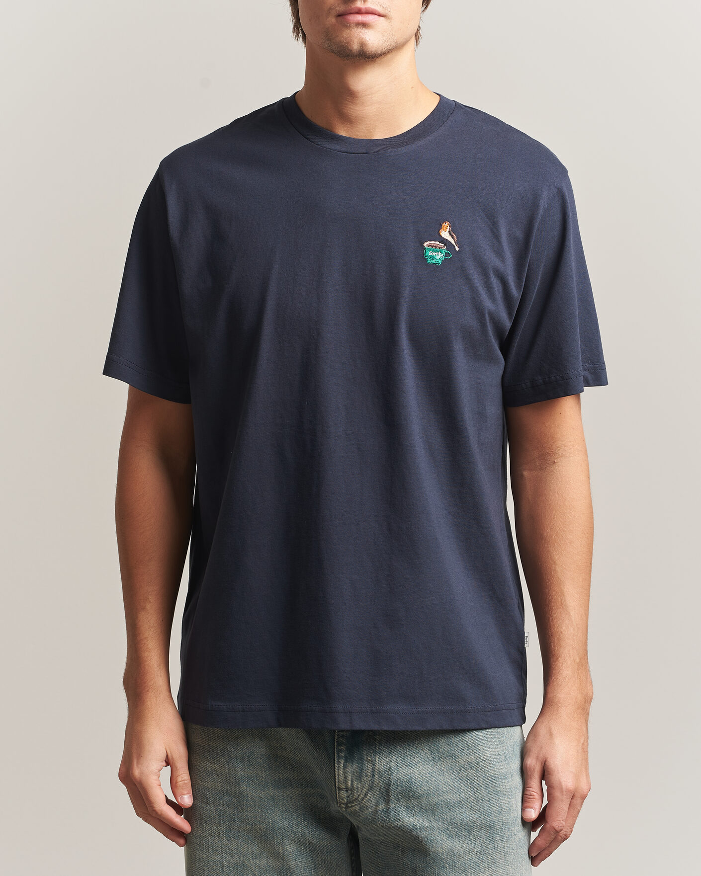 Mies | T-paidat | Forét | Rest T-Shirt Navy