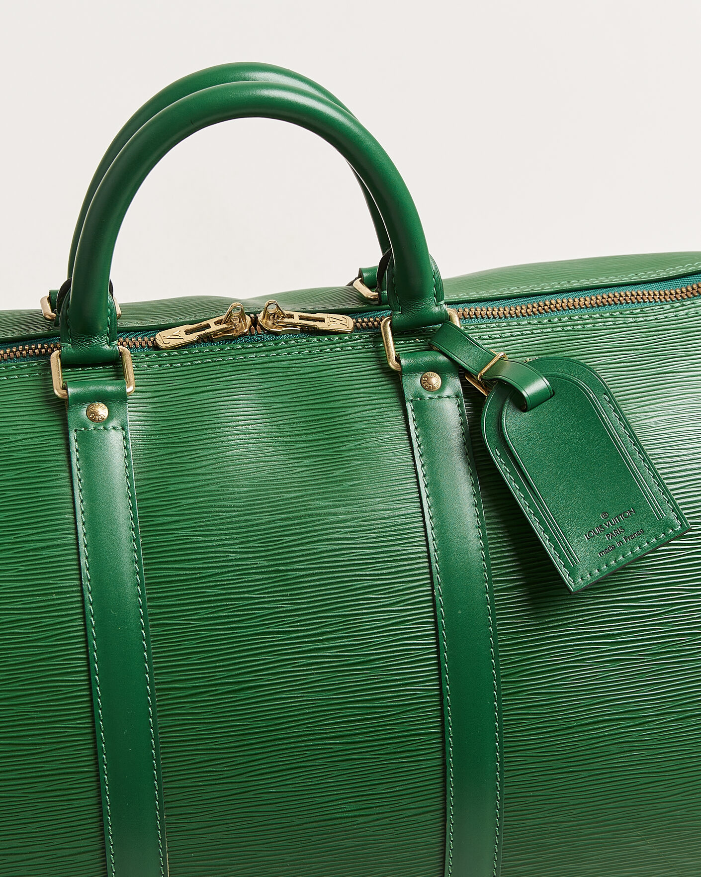 Mies | Pre-Owned & Vintage Bags | Louis Vuitton Pre-Owned | Keepall 55 Epi Leather Green