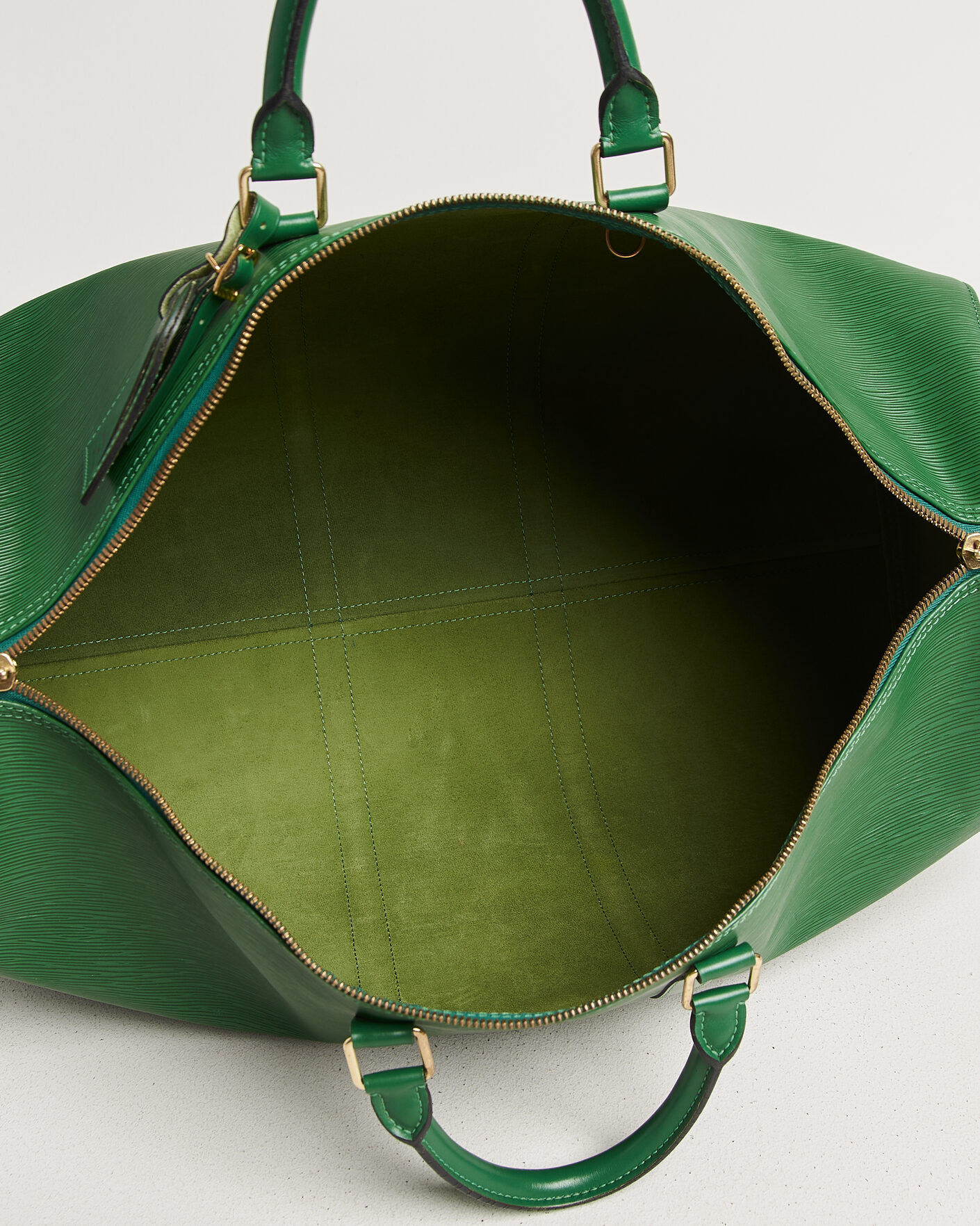Mies | Pre-Owned & Vintage Bags | Louis Vuitton Pre-Owned | Keepall 55 Epi Leather Green