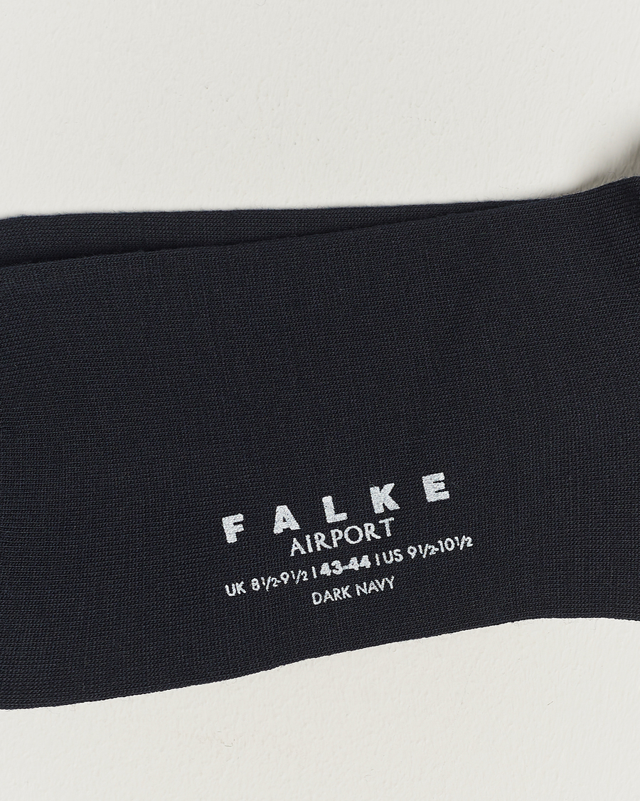 Mies |  | Falke | 3-Pack Airport Socks Dark Navy