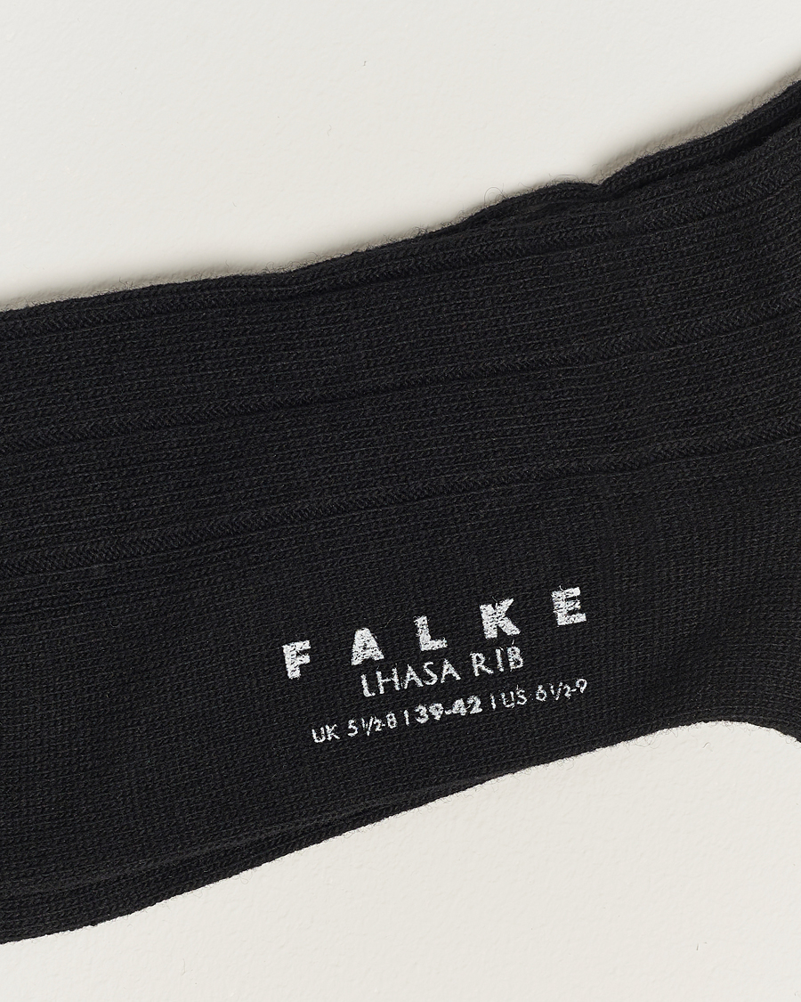 Mies | Alusvaatteet | Falke | 3-Pack Lhasa Cashmere Socks Black