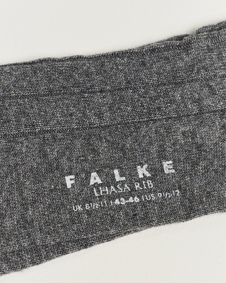 Mies | Alusvaatteet | Falke | 3-Pack Lhasa Cashmere Socks Light Grey