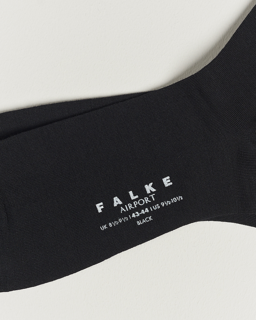 Mies | Varrelliset sukat | Falke | 5-Pack Airport Socks Black