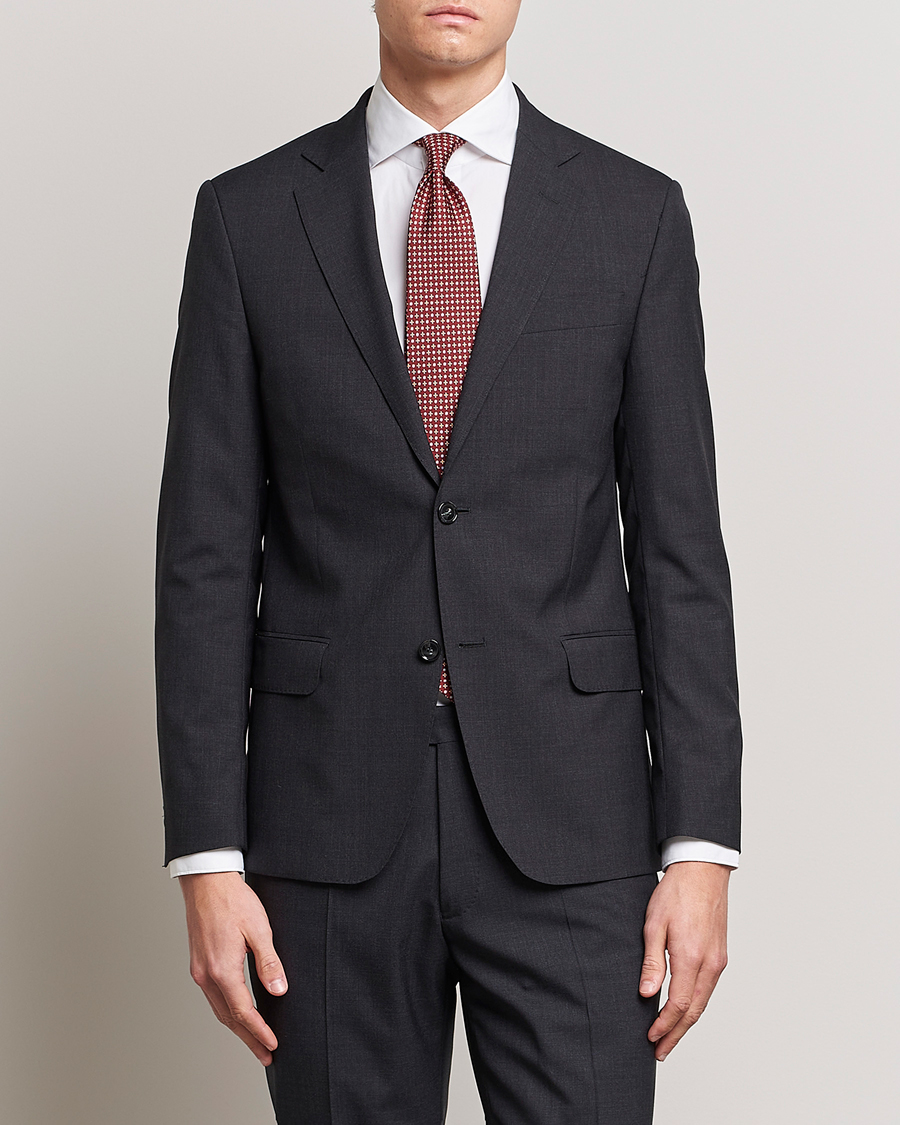 Mies | Kaksiosaiset puvut | Oscar Jacobson | Edmund Wool Suit Grey