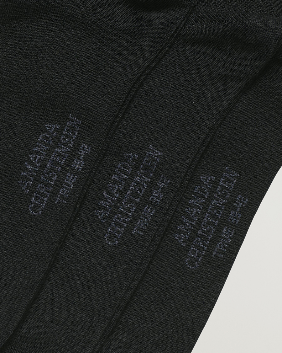 Mies | Alusvaatteet | Amanda Christensen | 6-Pack True Cotton Socks Black