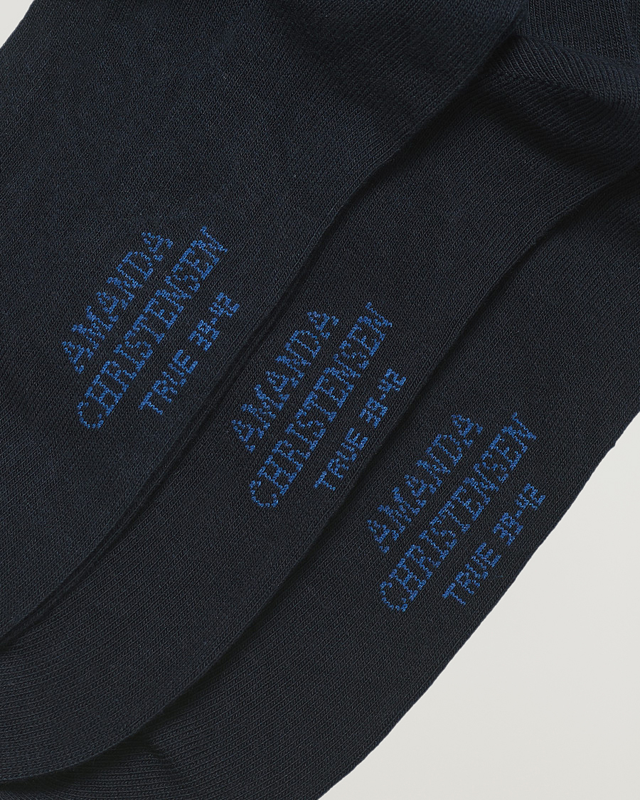 Mies | Alusvaatteet | Amanda Christensen | 9-Pack True Cotton Socks Dark Navy