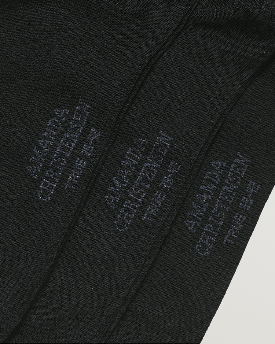 Mies | Alusvaatteet | Amanda Christensen | 9-Pack True Cotton Socks Black